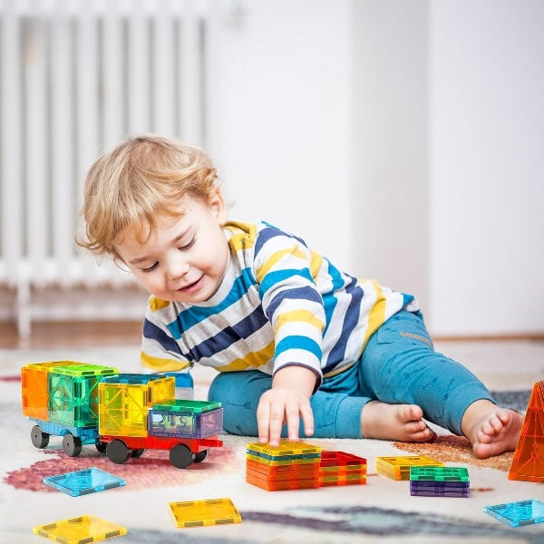 Magnetic Blocks Castle Building Set